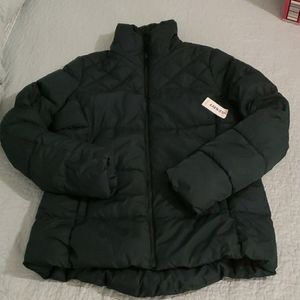 NWT LG TALL Old Navy Forest Green Puffer JACKET